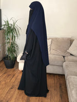 HALF NIQAB CREPE PREMIUM (all colours )