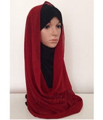 INSTANT HIJAB ELEGANCIA (all colours ) Ninja scarf + Veil