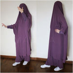 JILBAB AMANA 2 PIECES SERWAL BASIC (all colours)