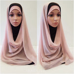 INSTANT HIJAB ELEGANCIA (all colours ) Ninja scarf + Veil