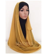 INSTANT HIJAB ELEGANCIA (all colours ) Ninja scarf + Veil