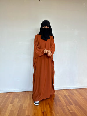 ABAYA JILBAB DELUX ZIP (all colours)