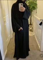 THE ELEGANCE KNIT SET (abaya + maxi cardigan)