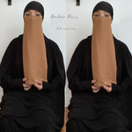 NEW KHAYRA HALF NIQAB ONLY (2 sizes) All colours