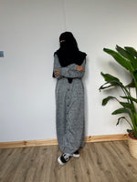 NEW ABAYA BUTTONS STYLE POCKETS KNIT  (all colours )