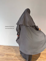 NEW SET MAKKAH DELUX top frilly sleeves + skirt   (all colours )