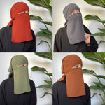 NEW KHAYRA 2 Pieces HEADBAND + NIQAB SET