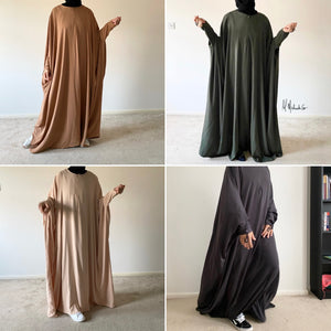 AL MASTURAH ABAYA ZIPP DELUXE ( all colours)