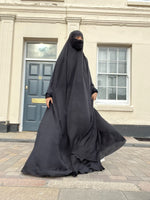 NEW JILBAB MAKKAH UMBRELLA LE NOIR DELUX + NIQAB