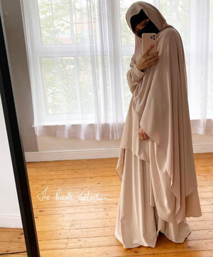 JILBAB HEADLESS MOUNA SET DELUXE (+hijab/all colours )