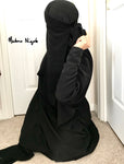 NIQAB SILKY 1 LAYER NIQAB PREMIUM TAIF