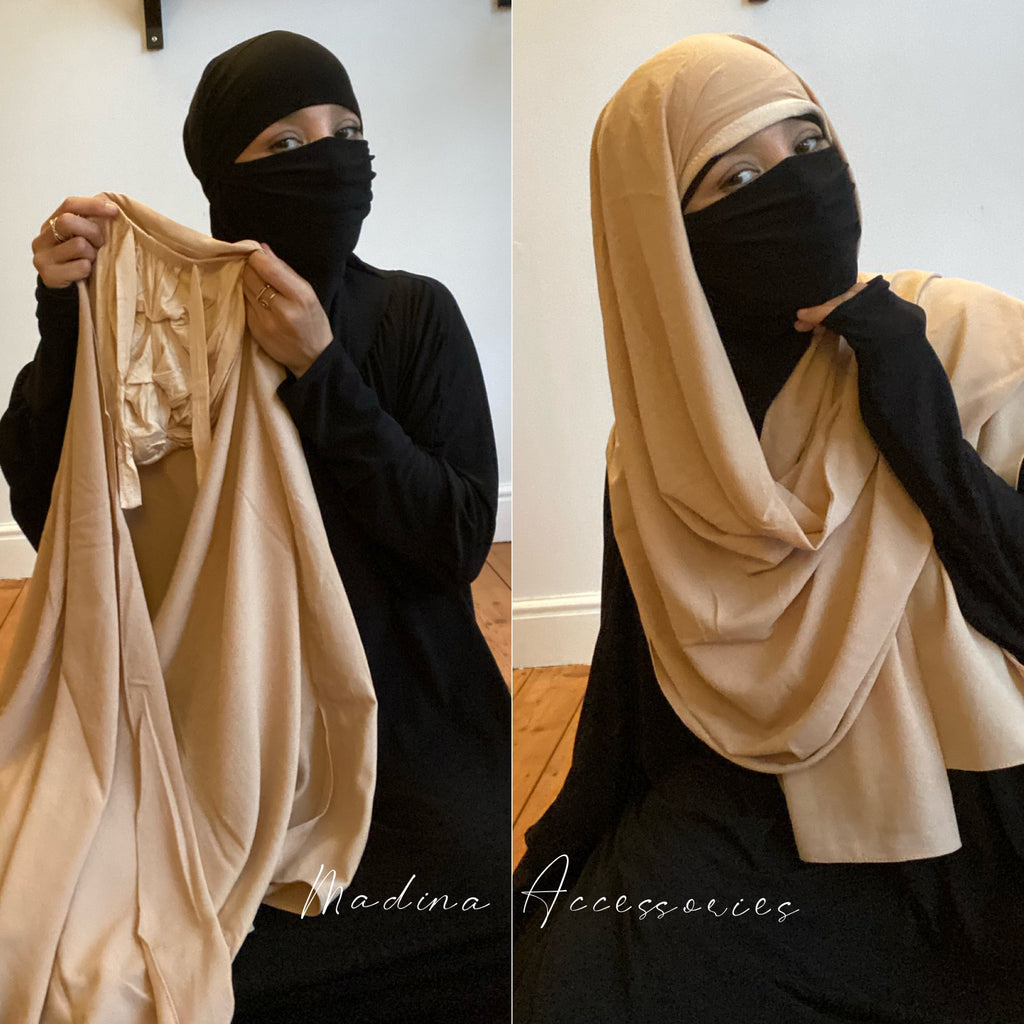 INSTANT HIJAB CAP INA (all colours)