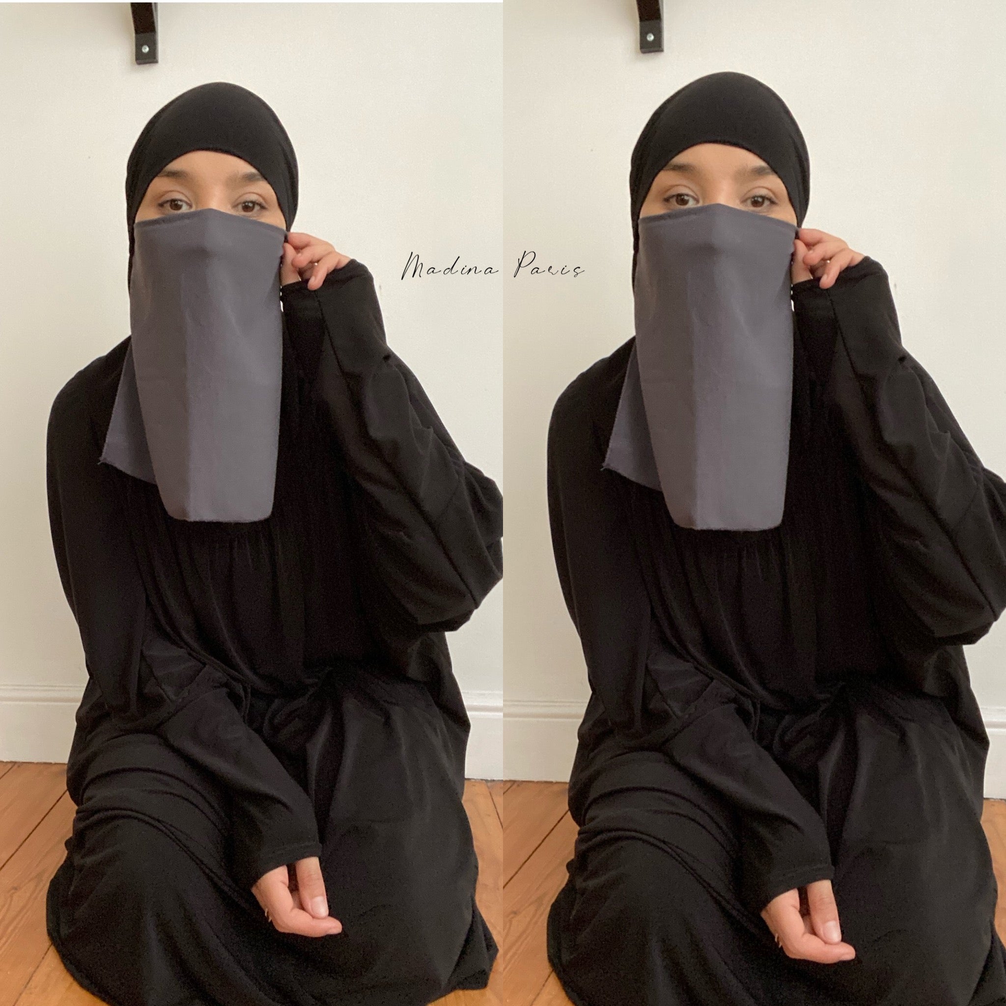 NEW KHAYRA HALF NIQAB ONLY (2 sizes) All colours