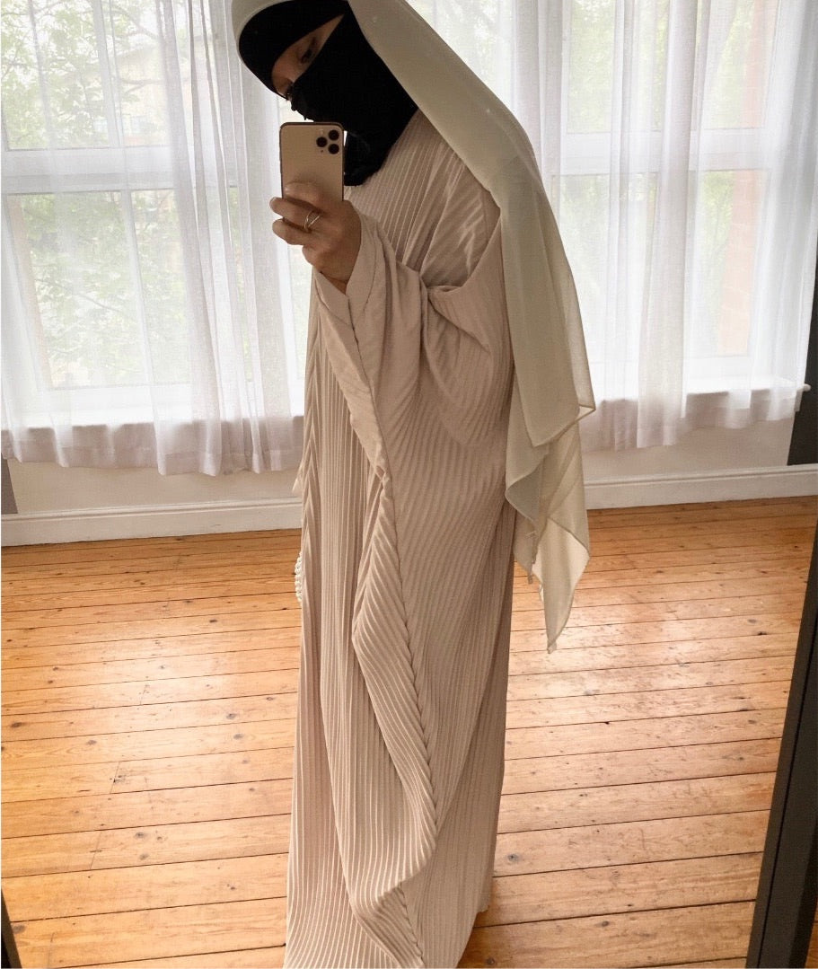 ABAYA WAFFLE + HIJAB SET FATEMAH