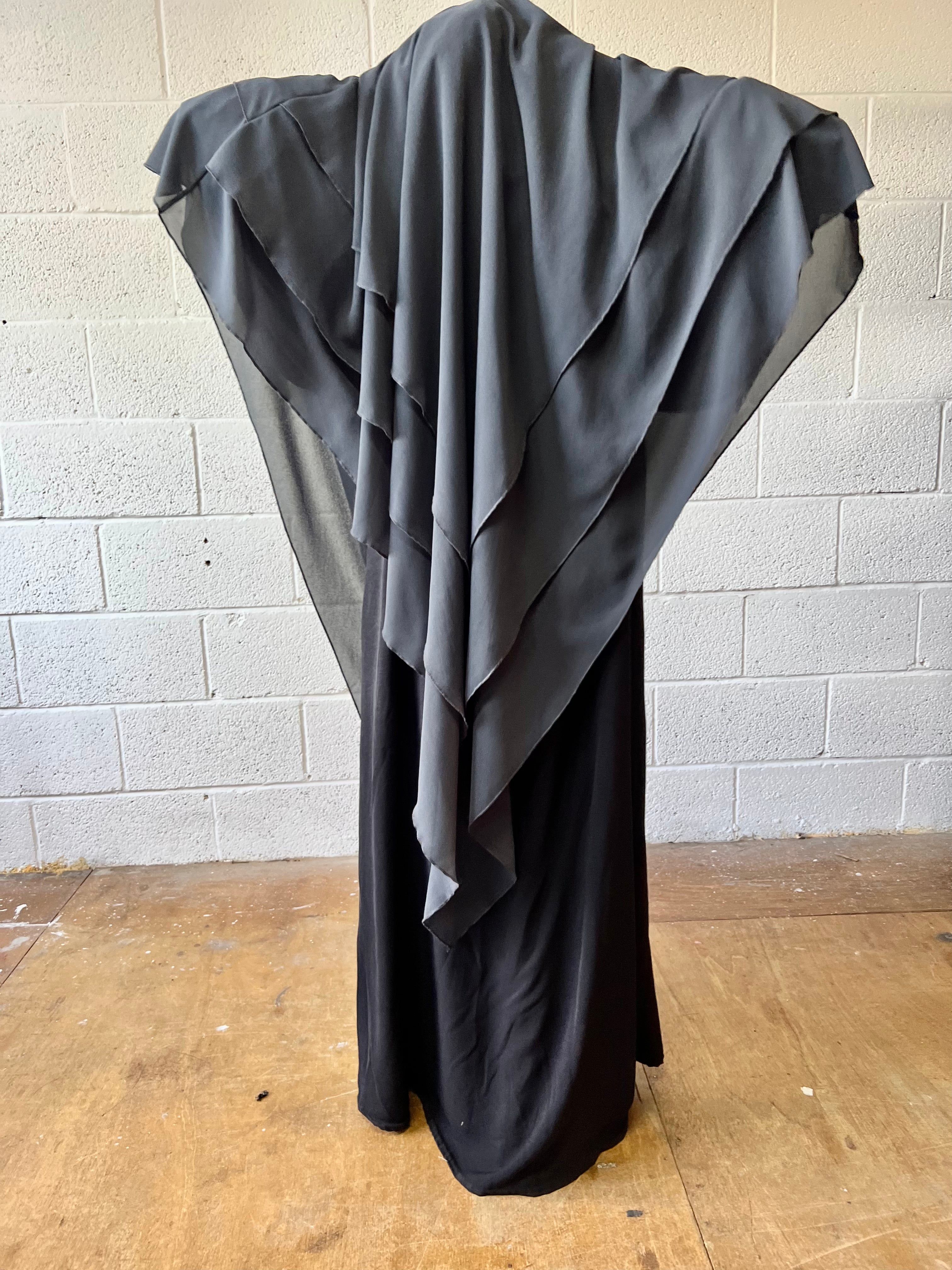 KHIMAR CHIFFON LAYERS PRINCESS (all sizes and shades)