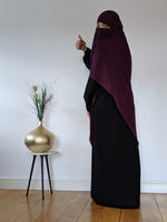 KHIMAR CAPE-NIQAB HAYYA plum / last chance