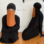 NEW KHAYRA HALF NIQAB ONLY (2 sizes) All colours