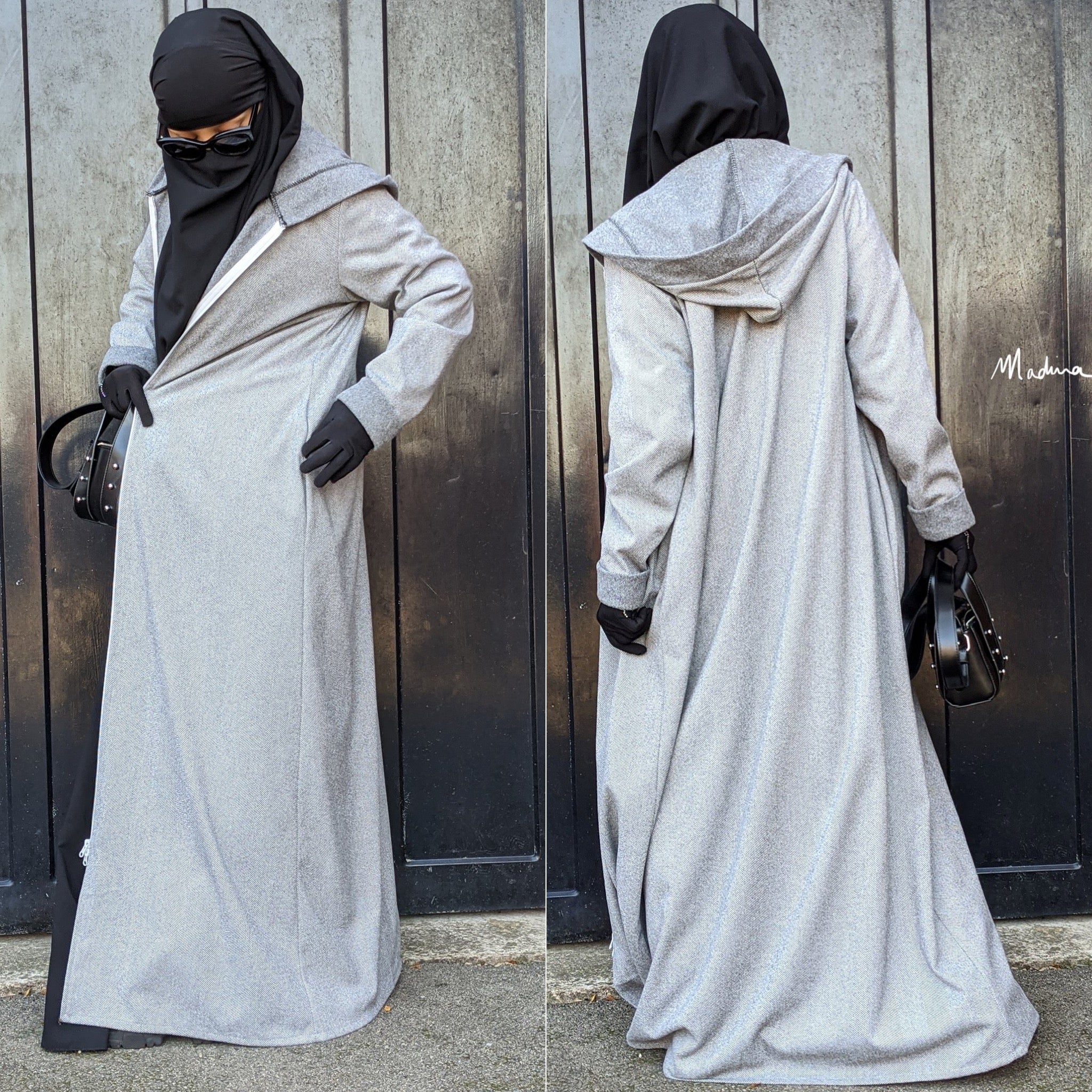 NEW ABAYA JACKET HOODIE PREMIUM KNIT (all colours )
