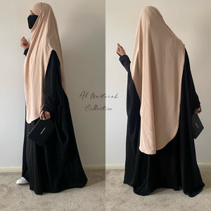 AL MASTURAH OPENED SIDES KHIMAR (3 lengths / all colours )