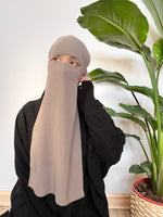 NEW KHAYRA 2 Pieces HEADBAND + NIQAB SET