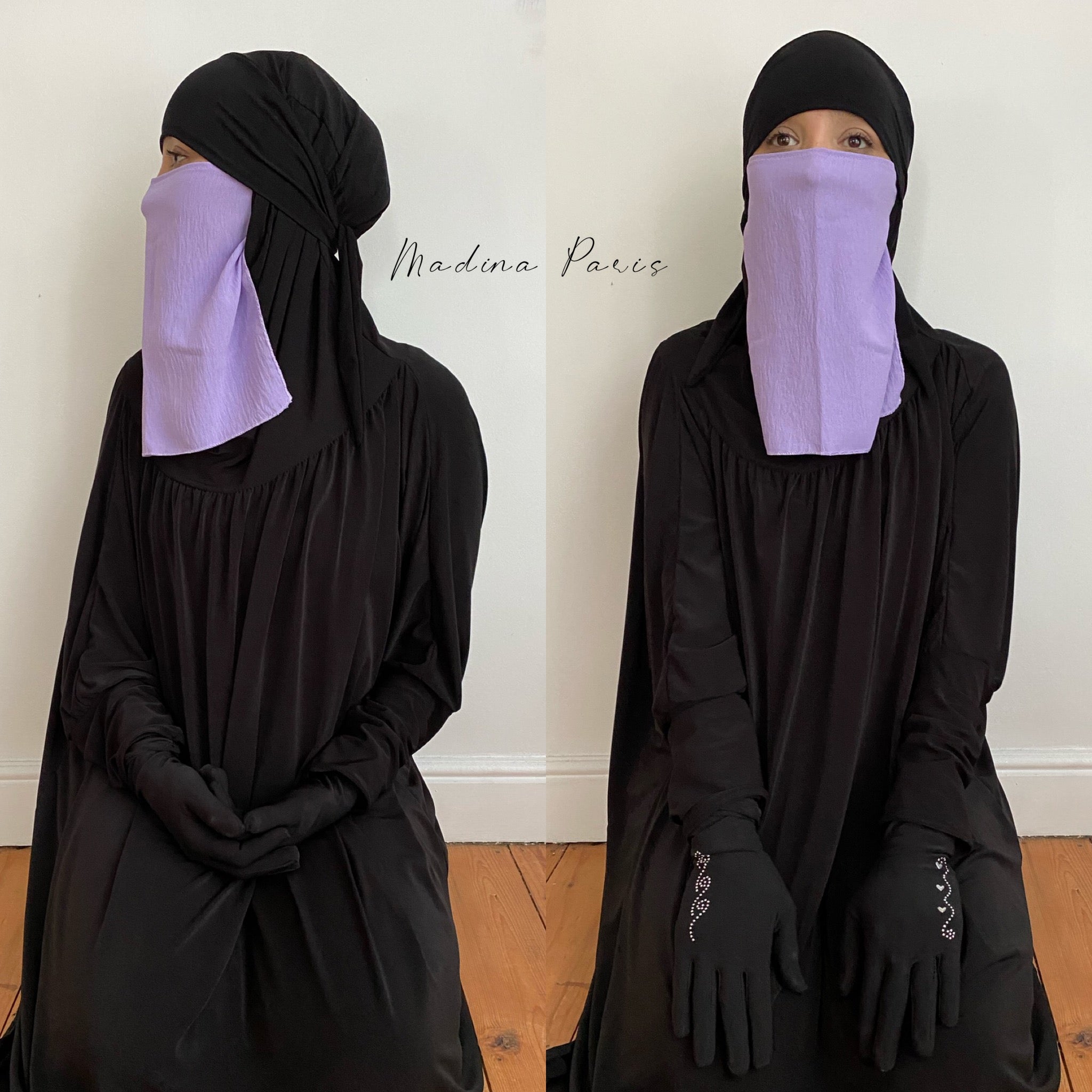 NEW KHAYRA HALF NIQAB ONLY (2 sizes) All colours