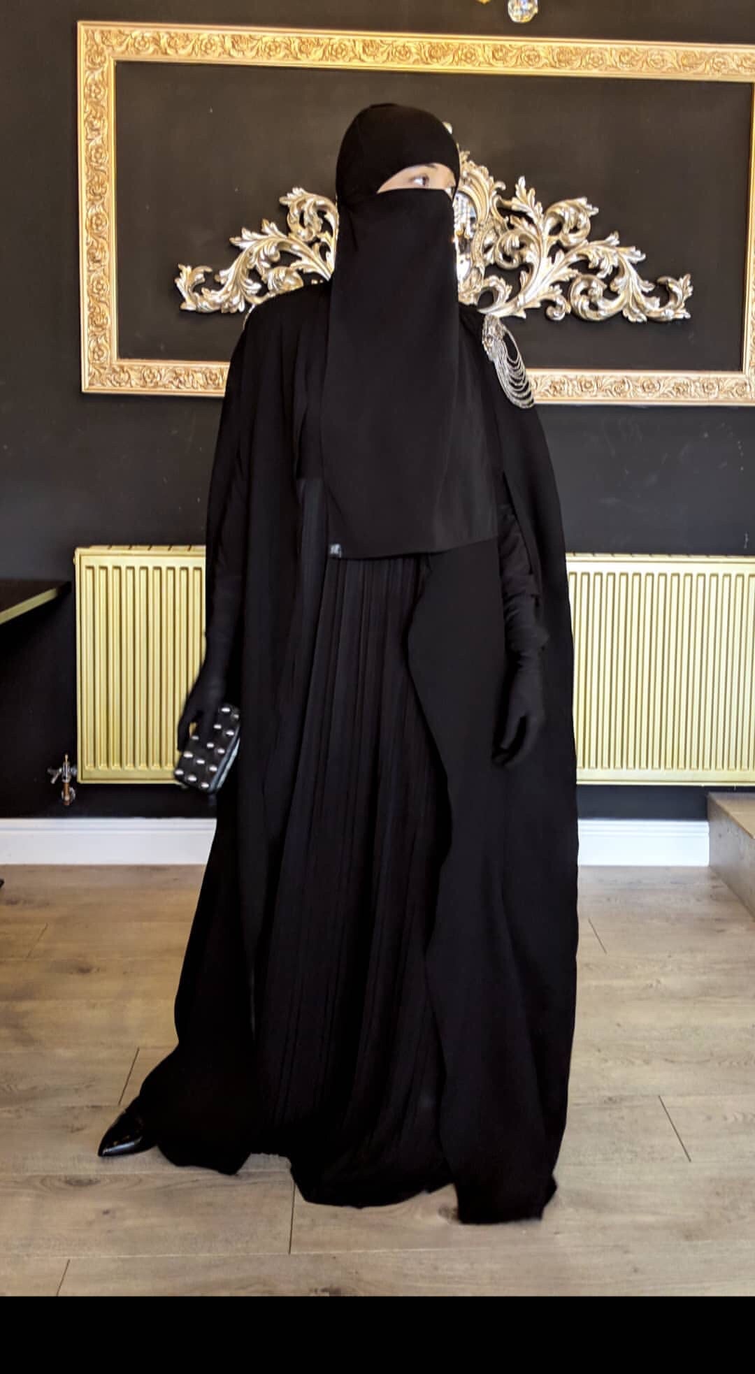 KIMONO CAPE EMIRATY Black