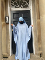 SET EMPORIA DELUXE KAFTAN ZIPP + HIJAB (all colours & sizes)