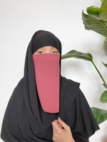 NEW KHAYRA HALF NIQAB ONLY (2 sizes) All colours