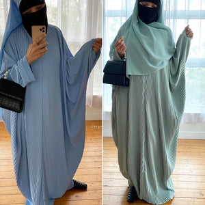 ABAYA WAFFLE + HIJAB SET FATEMAH