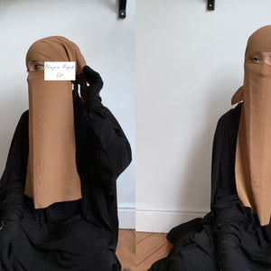 NEW KHAYRA 2 Pieces HEADBAND + NIQAB SET