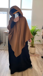 KHIMAR COAT ZIPP KNIT DAFIYA (all colours)