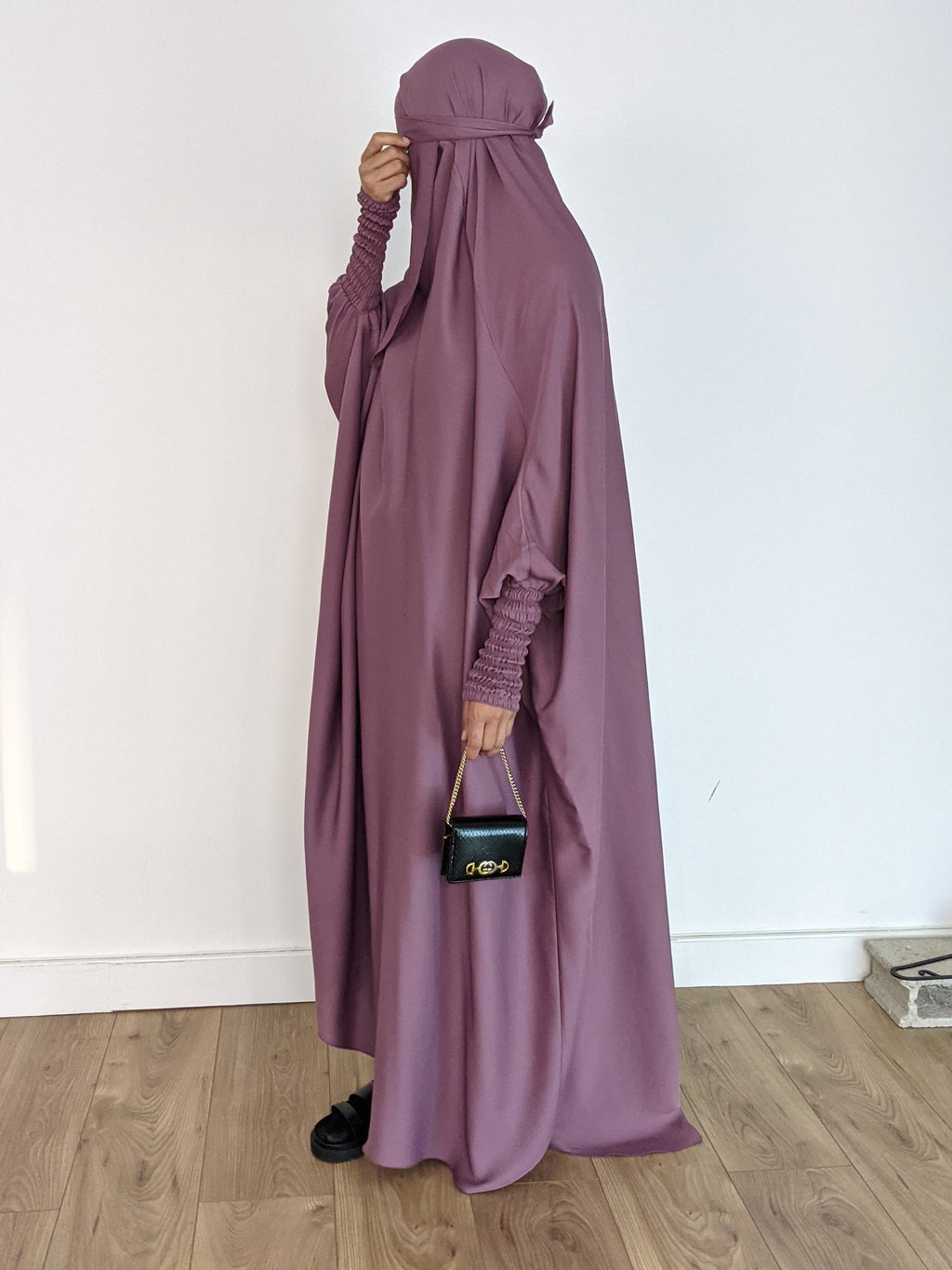JILBAB 1 PIECE MAKKAH DELUXE +NIQAB(all colours)