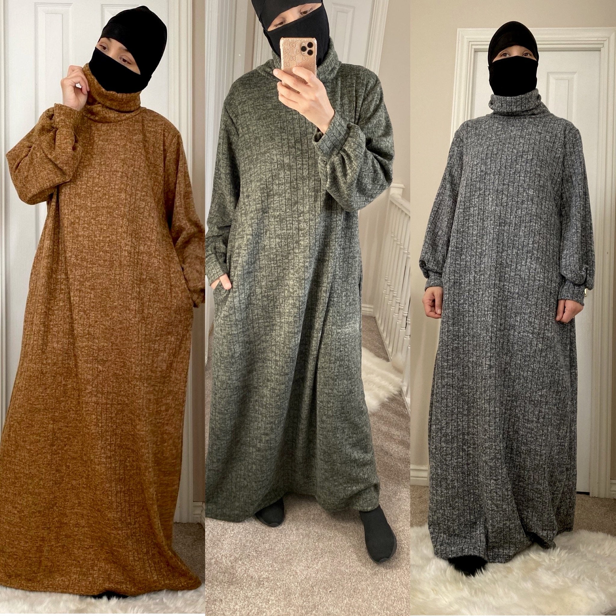 ABAYA DAFA TURTLE NECK KNIT (all colours )