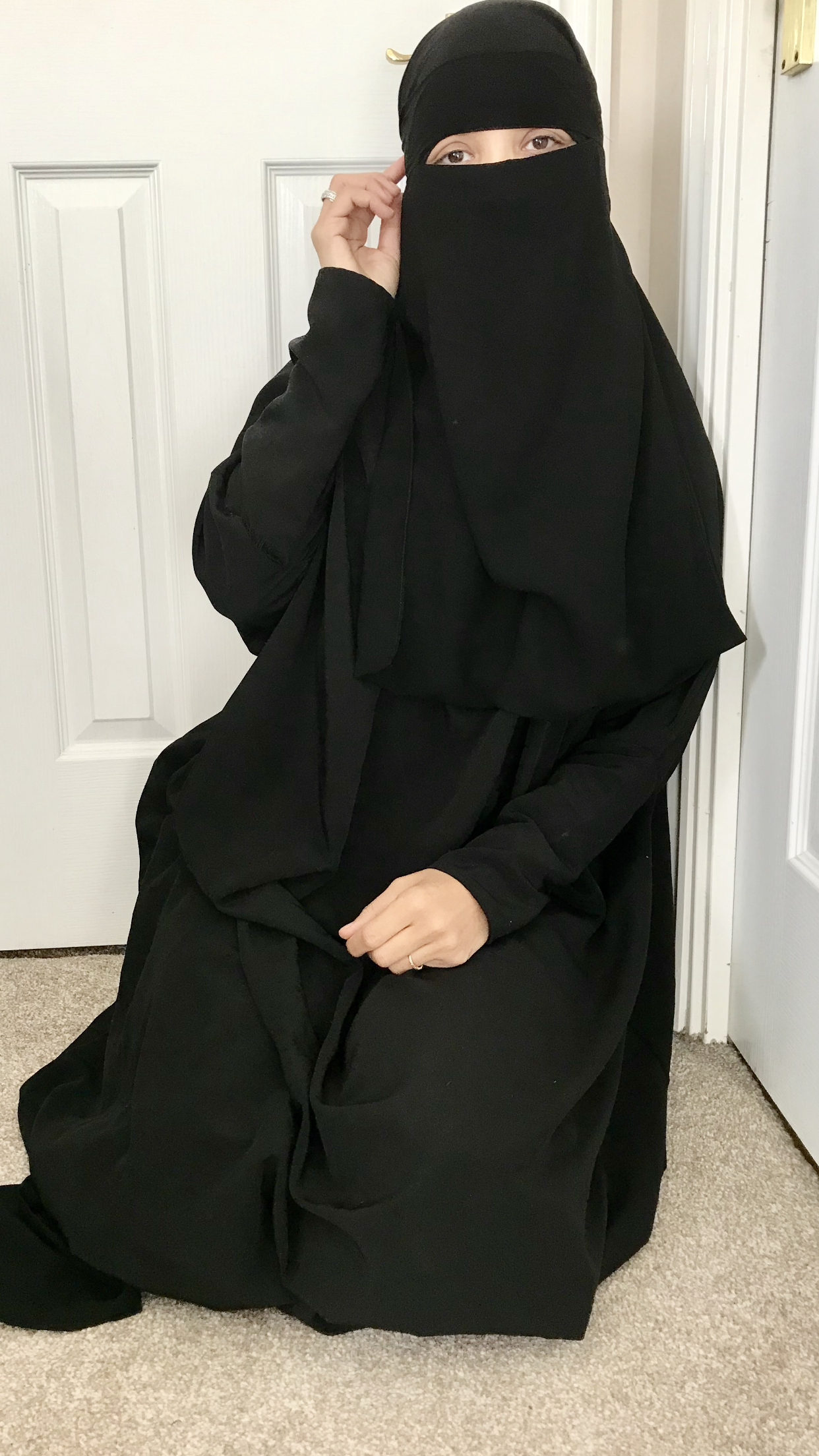 NIQAB SILKY 1 LAYER NIQAB PREMIUM TAIF