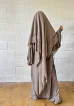 KHIMAR CHIFFON LAYERS PRINCESS (all sizes and shades)