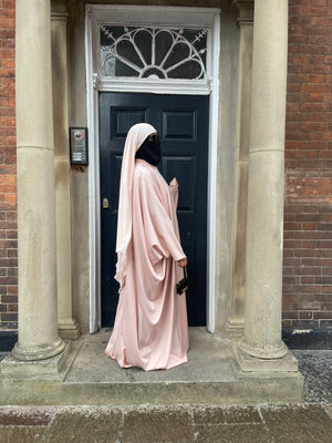 SET EMPORIA DELUXE KAFTAN ZIPP + HIJAB (all colours & sizes)