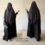 AL MASTURAH OPENED SIDES KHIMAR (3 lengths / all colours )