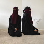 JEDDAH NIQAB SUTRA 1 LAYER 50CM (all colours)