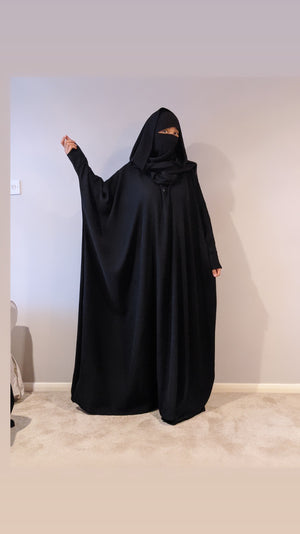 NEW SHATTA CAVIARY DELUX Black abaya/cape(from)