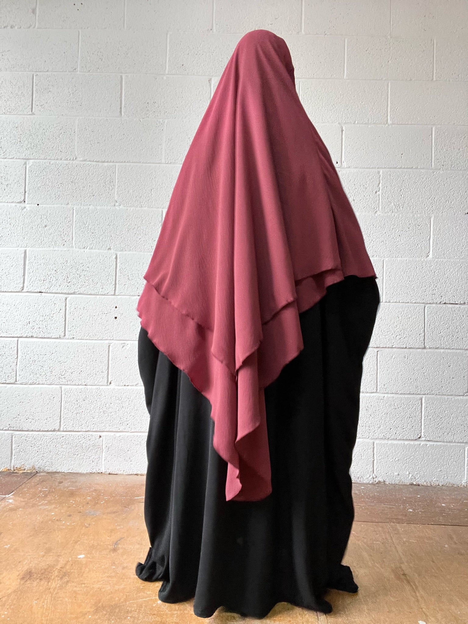 MAXI KHIMAR HAYYA X-TRA  2 LAYERS+NIQAB OPTION