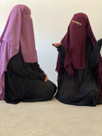 NIQAB RYAD 150 CM SUTRA  (all colours)