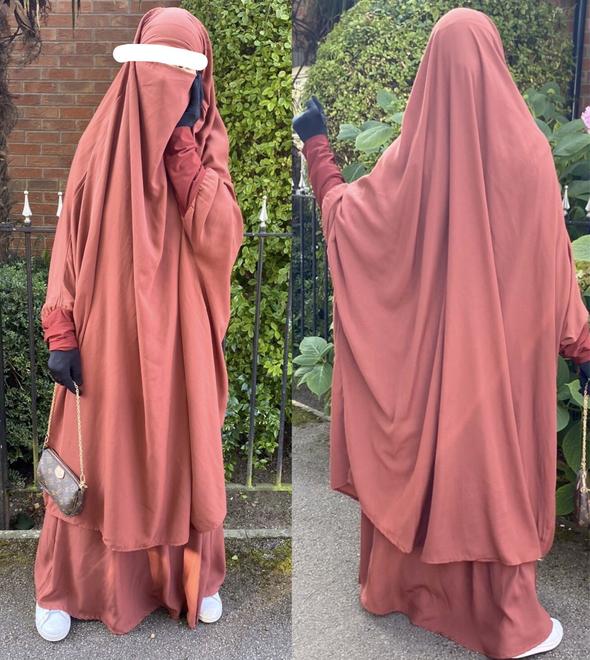 JILBAB AMANA 2 PIECES SERWAL BASIC (all colours)