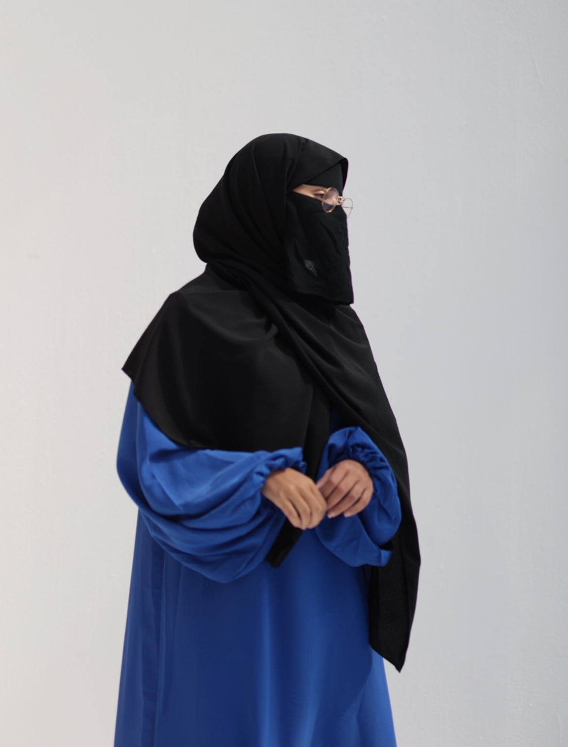 ANAQA DELUXE SET ABAYA + SKIRT / SAREE