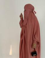 JILBAB 2 PIECES DELUXE MAKKAH Frilly sleeves  (all colours )