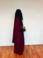 ABAYA JILBAB DELUX ZIP MUM (all colours)