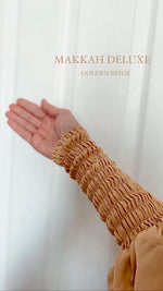 JILBAB 2 PIECES DELUXE MAKKAH Frilly sleeves  (all colours )