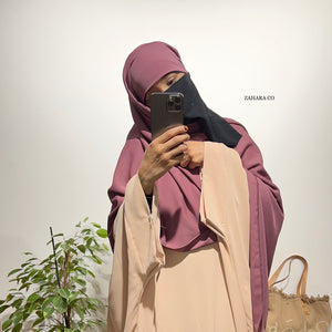 ZAHARA SET DELUX (Abaya + Hijab )/ All colours