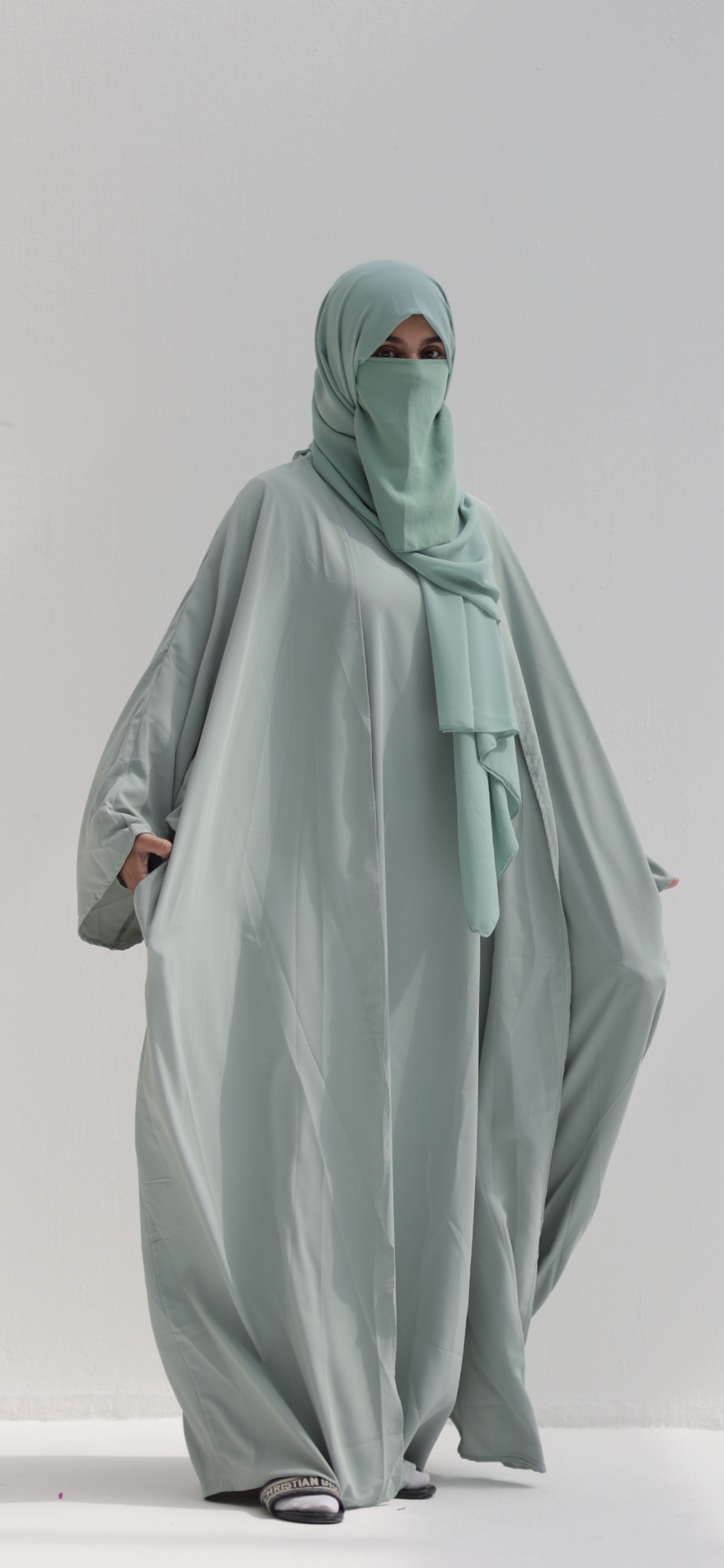 NAHAR DELUXE SET ABAYA /KIMONO/SKIRT/SCARF