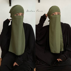 NEW KHAYRA 2 Pieces HEADBAND + NIQAB SET