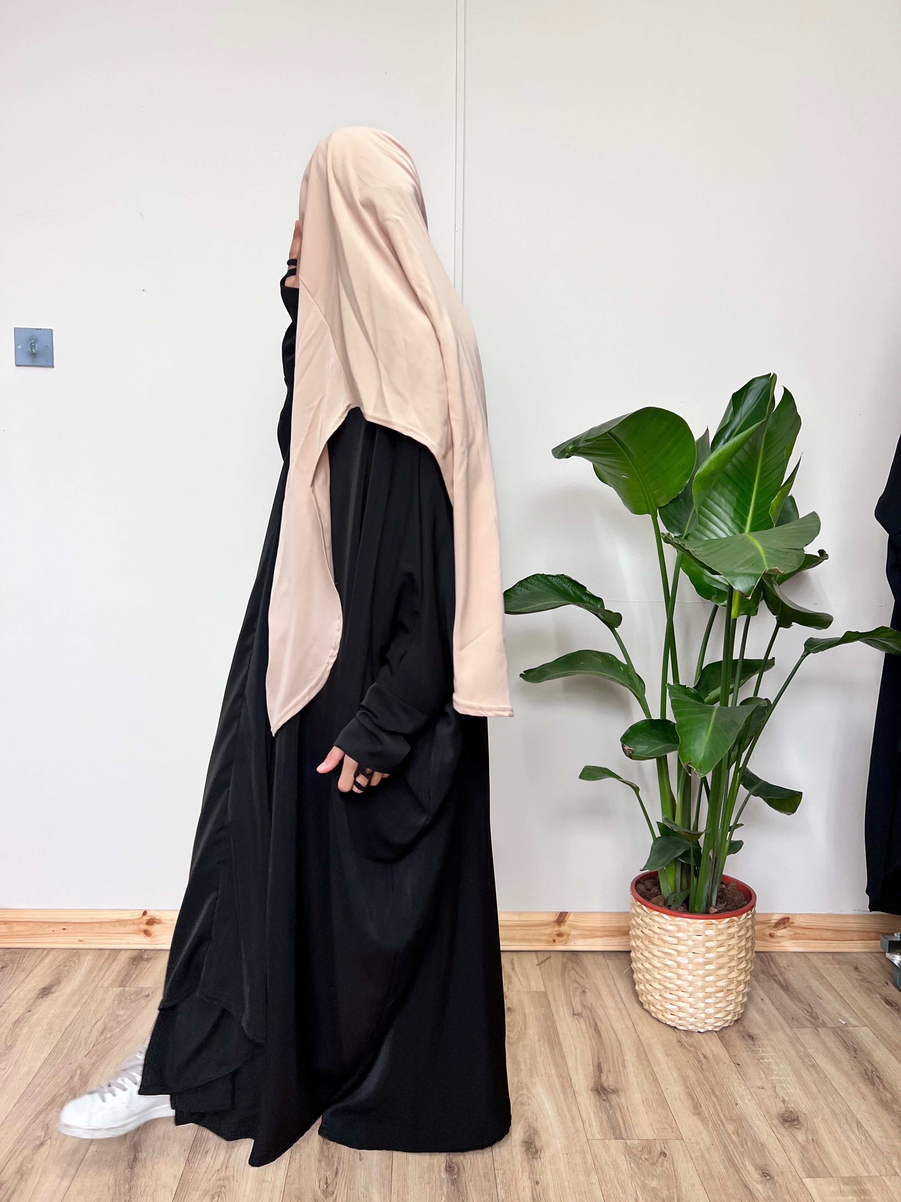 AL MASTURAH OPENED SIDES KHIMAR (3 lengths / all colours )